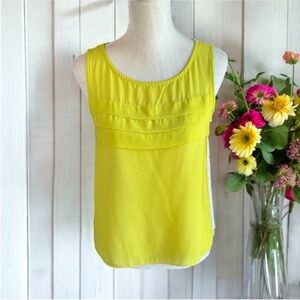 Coveted Clothing Yellow Sheer Blouse